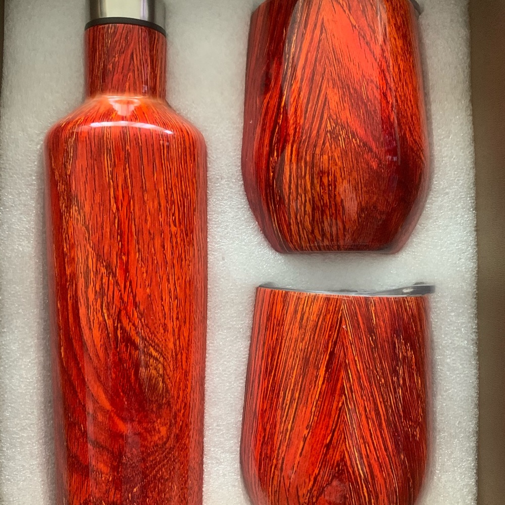 Thermo Bottle & 2 mini tumblers Gift Set